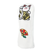 HC-405 [ヘッドカバー HAPPY CATs DW用 HEAD COVER（PUレザー） WH]