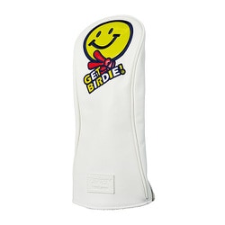 HC-413 [ヘッドカバー GET BIRDIE！ DW用 HEAD COVER（PUレザー） WH]