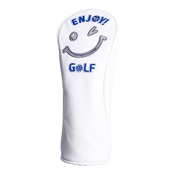 HC-417 [ヘッドカバー ENJOY GOLF DW用 HEAD COVER（PUレザー） WH]