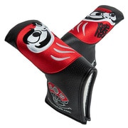 PCB-402 [パターカバー だるま/DARUMA PUTTER COVER ブレードタイプ（PUレザー） BK]