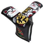 PCB-404 [パターカバー HAPPY CATs PUTTER COVER ブレードタイプ（PUレザー） BK]