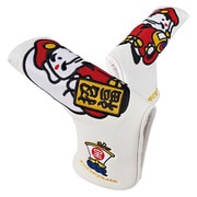 PCB-406 [パターカバー LUCKY GODs PUTTER COVER ブレードタイプ（PUレザー） WH]