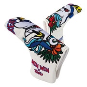 PCB-408 [パターカバー ALOHA SHARK PUTTER COVER ブレードタイプ（PUレザー） WH]