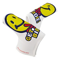 PCB-413 [パターカバー GET BIRDIE！ PUTTER COVER ブレードタイプ（PUレザー） WH]