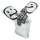 PCB-414 [パターカバー GET BIRDIE！ PUTTER COVER ブレードタイプ（PUパールエナメル） SV]