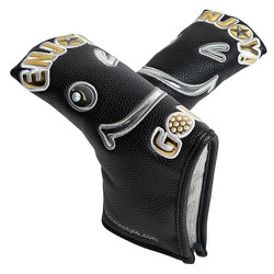 PCB-416 [パターカバー ENJOY GOLF PUTTER COVER ブレードタイプ（PUレザー） BK]
