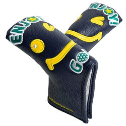 PCB-420 [パターカバー ENJOY GOLF PUTTER COVER ブレードタイプ（PUレザー） NV]