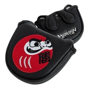 PCM-402 [パターカバー だるま/DARUMA PUTTER COVER マレットタイプ（PUレザー） BK]