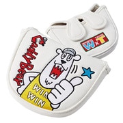 PCM-407 [パターカバー CADDY BEAR PUTTER COVER マレットタイプ（PUレザー） WH]