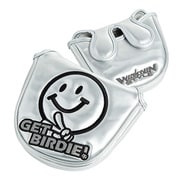 PCM-415 [パターカバー GET BIRDIE！ PUTTER COVER マレットタイプ（PUパールエナメル） SV]