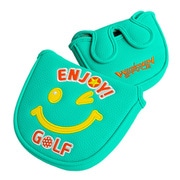 PCM-422 [パターカバー ENJOY GOLF PUTTER COVER マレットタイプ（PUレザー） MINT GN]