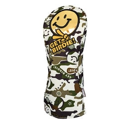 HCP-101 [ヘッドカバー GET BIRDIE！ CAMO DW用 HEAD COVER カーキ]