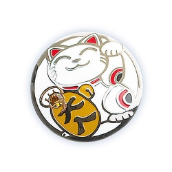 MM-605 [ゴルフマーカー MEGA MARKER 招き猫/大入り SV]