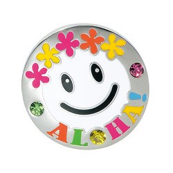 MM-618 [ゴルフマーカー MEGA MARKER ALOHA！SMILE]
