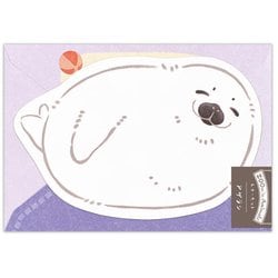 ミニレター ズームインアニマル アザラシ 5422307