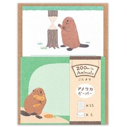 小たより ズームインアニマル ビーバー 5422405