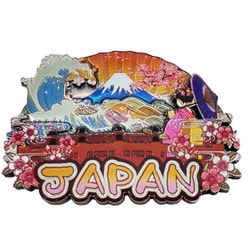 NB-JWE272 [木製エッチングマグネット 彩り舞妓 JAPAN]