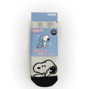 PEANUTS JR SOCKS SNJK1030 (BK)ブラック JFサイズ(19-23cm) [スキーソックス ジュニア]