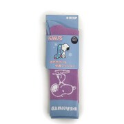 PEANUTS JR SOCKS SNJK1031 (LA)ラベンダー JFサイズ(19-23cm) [スキーソックス ジュニア]