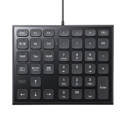 表計算USBテンキー アイソレーション パンダグラフ ブラック NT-27UBK