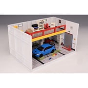 MRS001 1/64 リペアショップ シーンセットモデル レッド [コレクションミニカー用品]