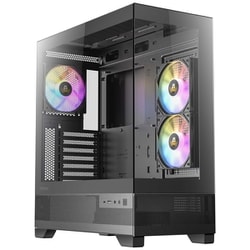 ATX対応 ピラーレスPCケース ブラック CX700 ARGB