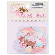 サンリオキャラクターズ ステッカーセット 平成ふわふわハートシリーズ シュガーバニーズ