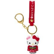 サンリオキャラクターズ 立体キーホルダー 着物 ハローキティ