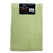 FO801404 [フェイスタオル 2枚組 バラエティカラー5 GREEN]