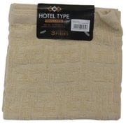 WO801428 [ウォッシュタオル 3枚組 バラエティカラー5 BEIGE]