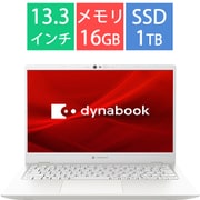 ノートパソコン/dynabook G8/13.3型/Core i7-1360P/メモリ 16GB/SSD 1TB/Windows 11 Home/Microsoft 365 Basic + Office Home & Business 2024/パールホワイト/ヨドバシカメラ限定モデル P1G8YDBW