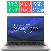 ノートパソコン/dynabook X6/13.3型/Core i5-1340P/メモリ 16GB/SSD 512GB/Windows 11 Home/Microsoft 365 Basic + Office Home & Business 2024/ダークテックシルバー P1X6YPBS