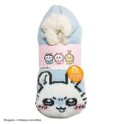 ちいかわ モモンガ裏ボアシューズ ブルー 23-25cm