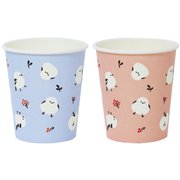 04476 [ペーパーカップ シマエナガ柄 205ml 20個]
