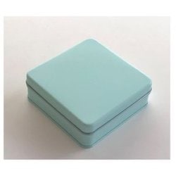 Candy缶 スクエア ミントブルー 1個 03165900