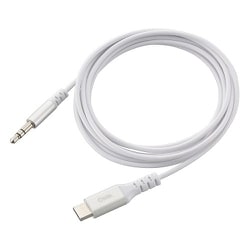 SMT-L18SP-W [USB Type-C-3.5mmプラグ 変換ケーブル 1.8m]
