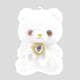 PT0061-A 真っ白と真っ黒なお友達 ボールチェーンマスコット White / Bear