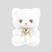 PT0061-B 真っ白と真っ黒なお友達 ボールチェーンマスコット White / Cat