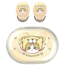 完全ワイヤレスイヤホン Bluetooth対応 mofusand くまにゃん MOFU-58B