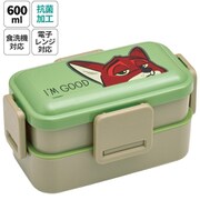 PFLW4AG [抗菌 食洗機対応 ふわっと弁当箱 2段 ズートピア/ニック]