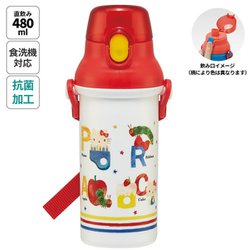 抗菌 直飲プラワンタッチボトル 480ml はらぺこあおむし×キティ PSB5SANAG