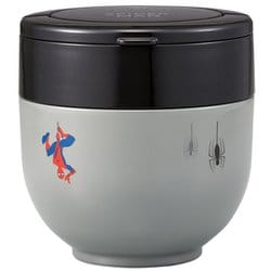 抗菌 折りたたみハンドル付 保温丼ランチジャー スパイダーマン LDNO8AG