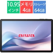 タブレットPC/aiwa tab AS11L/10.95型/Helio G85/メモリ 4GB/ストレージ 64GB/Android 14/SIMフリーモデル/ブラック JA4-TBA1101