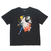 22863244 NARUTO-ナルト- 疾風伝 Tシャツ BLACK 波風ミナト XLサイズ