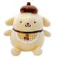 208323-25 ポムポムプリン ぬいぐるみ S さくらんぼチェック