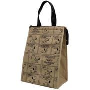 208507-25 PEANUTS 保冷保温マチ付きトート S スヌーピー コミックドーナツ