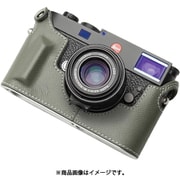 LEICA M11用 本革ケース クラシック グリップ付 ナイトサファリ/ホワイトステッチ PTAS015