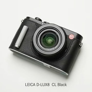 LEICA D-LUX8用 本革ケース クラシック メタルグリップ付 ブラック PTBE012