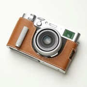 富士フィルム X100VI用 本革ケース クラシック メタルグリップ付 サドルブラウン PTBD008