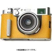 富士フィルム X100VI用 本革ケース クラシック メタルグリップ付 ビビッドイエロー PTBD010